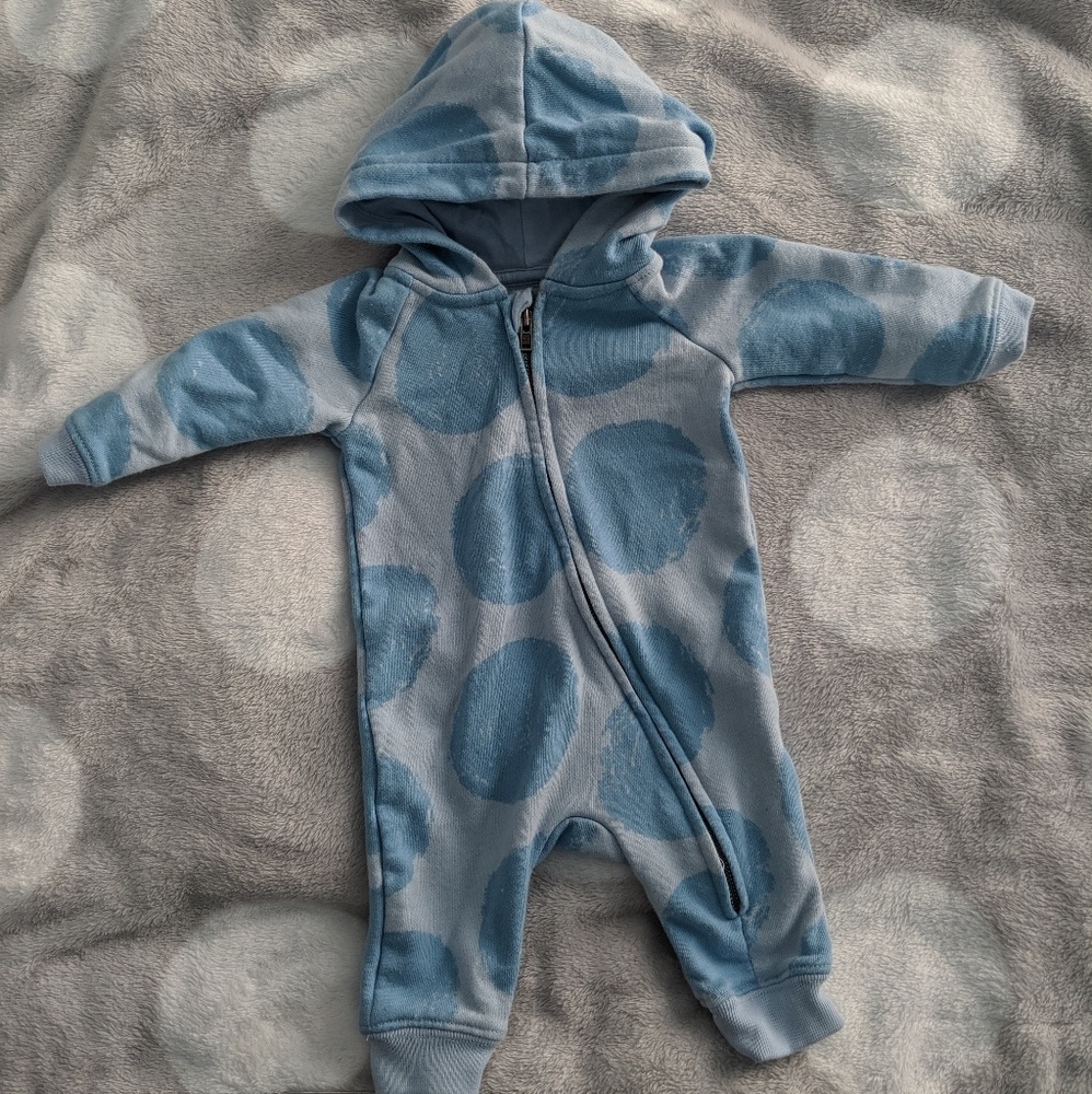 Like-New Gymboree Zippered Footless Hoodie